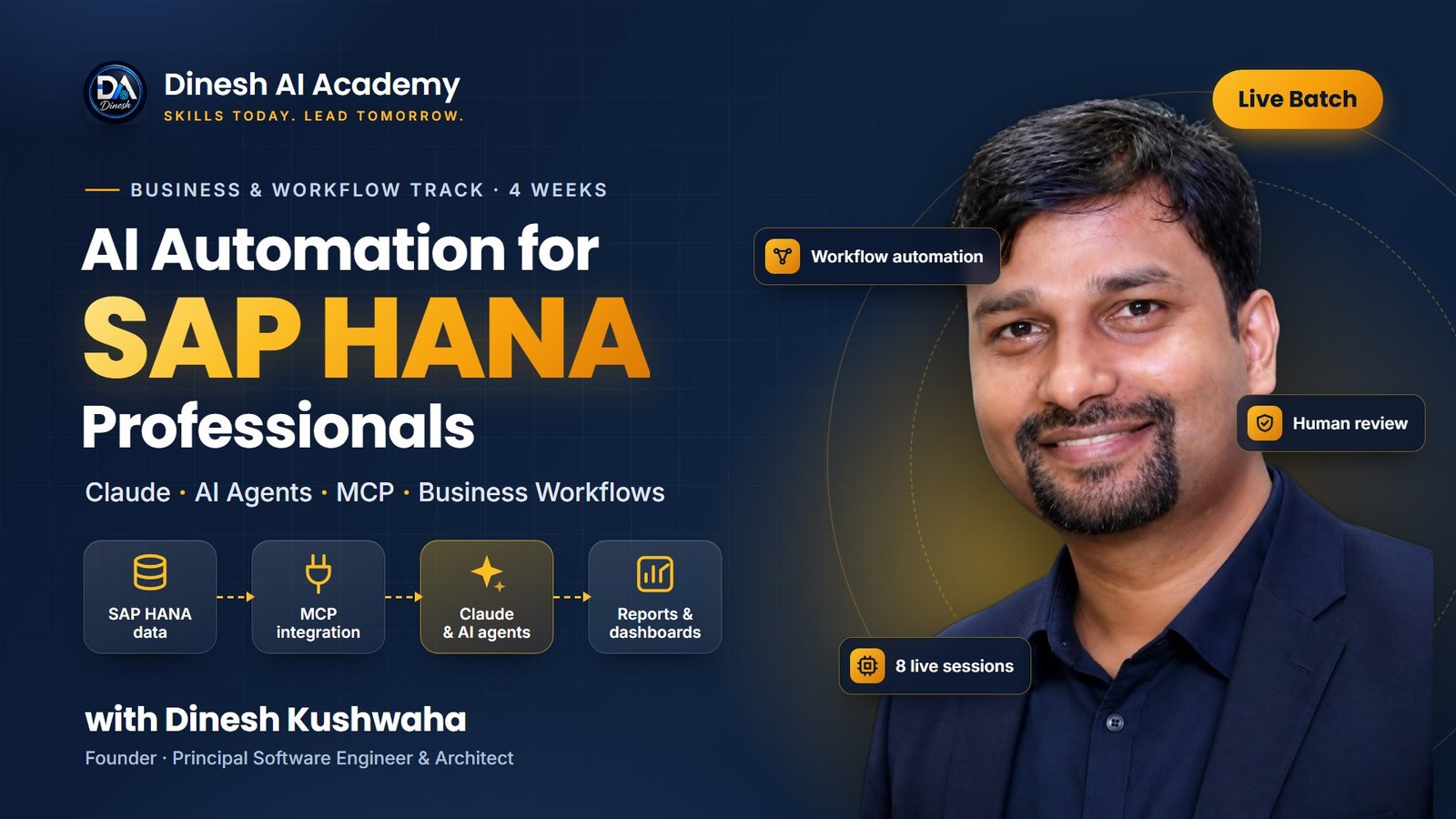 AI Automation for SAP HANA Professionals: Live Batch
